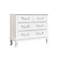 Antique White 4 Drawer Chest of Drawers - Pays Blanc Range