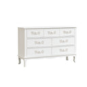 Antique White 7 Drawer Chest of Drawers - Pays Blanc Range