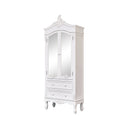 Antique White Mirrored Closet - Pays Blanc Range