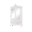 Antique White Mirrored Wardrobe - Pays Blanc Range