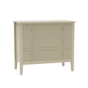 3 Drawer Chest of Drawers and Pair of Bedside Tables - Hales Taupe Range