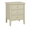 3 Drawer Chest of Drawers and Pair of Bedside Tables - Hales Taupe Range