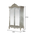 Mirrored Double Wardrobe - Tiffany Range