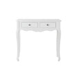 White Dressing Table, Mirror, Stool Set - Victoria Range