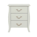 Large 3 Drawer Chest of Drawers & Pair of Bedside Tables - Elizabeth Ivory Range