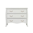 Large 3 Drawer Chest of Drawers - Elizabeth Ivory Range