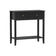 Black 2 Drawer Console / Dressing Table - Hales Black Range