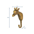 Gold Metal Giraffe Wall Hook