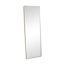 Large Brushed Gold Wall & Leaner Mirror 47cm x 142cm