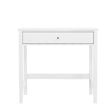 6 Drawer Chest of Drawers, Tall 5 Drawer Bedside Table, Pair of 3 Drawer Bedside Tables and Dressing Table Set - Hales White Range