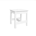 6 Drawer Chest of Drawers, Tall 5 Drawer Bedside Table, Pair of 3 Drawer Bedside Tables and Dressing Table Set - Hales White Range