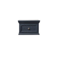 Pair of Navy Black Wall Mounted Bedside Tables - Daventry Navy Black Range