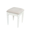 Ivory Cushioned Dressing Table Stool - Daventry Ivory Range