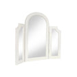 Ivory Arched Triple Dressing Table Mirror - Daventry Ivory Range