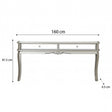 Large Mirrored Console Table - Tiffany Range
