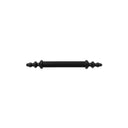 Small Black Ribbed Metal Bar Pull Handle 15cm