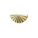 Metal Gold Scalloped Fan Drawer Handles