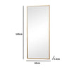 Large Gold Rectangle Mirror 60cm x 140cm
