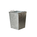 Galvanised Steel Storage Waste Bin