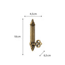 Antique Brass Gold Door Key Wall Hook
