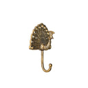 Antique Brass Gold Peacock Wall Hook