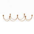 Copper Wave Multi Candle Holder
