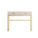 Large 2 Drawer Dressing Table and Pair of Bedside Tables - Elle Stone Range
