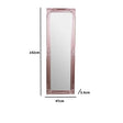 Tall Ornate Rose Gold Pink Mirror - 47cm x 142cm