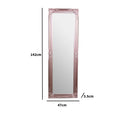 Tall Ornate Rose Gold Pink Mirror - 47cm x 142cm