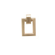 Brushed Gold Rectangle Drop Shape Pull Handle