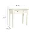Large Dressing Table, Mirror & Stool Set - Daventry Ivory Range