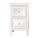 White Mirrored Lattice Console Table / Dressing Table & Pair of White Mirrored Bedside Tables - Sabrina White Range