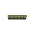 Green Scalloped Wall Storage Shelf - 40cm
