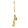 Large Gold Metal Hanging Bells Christmas Tree Decoration - 50cm