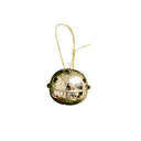 Set of 8 Gold Hanging Bell Christmas Decorations - 4cm