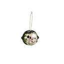 Set of 8 Silver Hanging Bell Christmas Decorations - 4cm