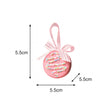 Set of 2 Pink & Purple Pastel Hanging Macaron Bauble Decorations - 5.5cm