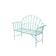 Antique Sage Green Garden Bench