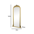 Tall Gold Ornate Vintage Wall / Leaner Mirror 80cm x 180cm