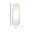 Gold Art Deco Wall Mirror 142cm x 47cm