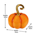 Orange & Gold Pumpkin Ornament