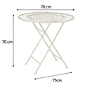 Antique Cream Bistro Set