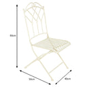 Antique Cream Bistro Set