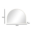 Large Gold Arched Wall Mirror 90cm x 120cm