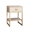 Large 2 Drawer Dressing Table and Pair of Bedside Tables - Elle Stone Range