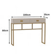 Two Drawer Console / Dressing Table - Elle Stone Range