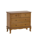 4 Drawer Dark Wood Chest of Drawers - Ashwell Range