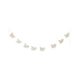 Distressed Wooden Bird Garland - 142cm (1.42m / 55.9')