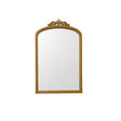 Large Arched Ornate Edge Gold Mirror 80cm x 50cm