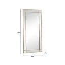 Large Gold Framed Art Deco Wall / Leaner Mirror 80cm x 180cm